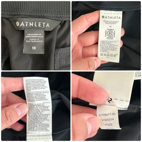 Athleta Brooklyn Mid Rise Ankle Pant black 18 - Picture 16 of 16